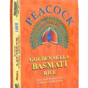 Peacock Golden Sella Basmati Rice 4kg